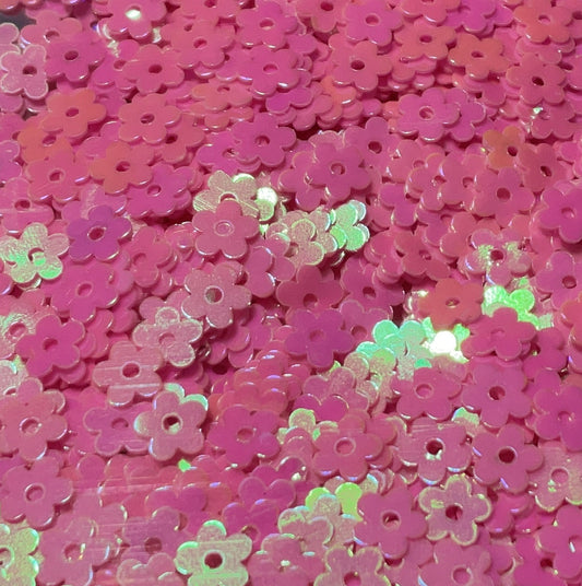Flowers Pink - Glitter Shapes