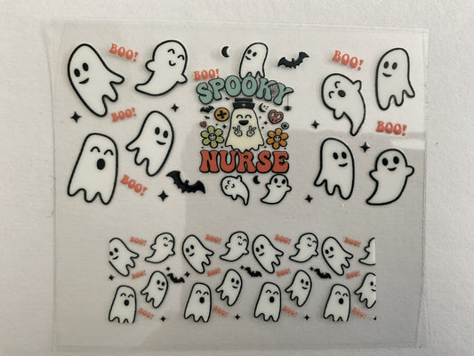 Halloween Spooky Nurse - Tumbler Keychain Wrap