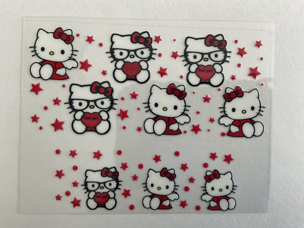 HK Red Glasses - Tumbler Keychain Wrap