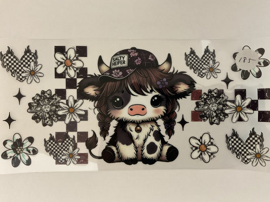 #185 - Cow - UV DTF