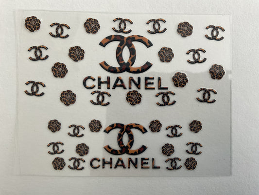 CC Brown Leopard - Tumbler Keychain Wrap