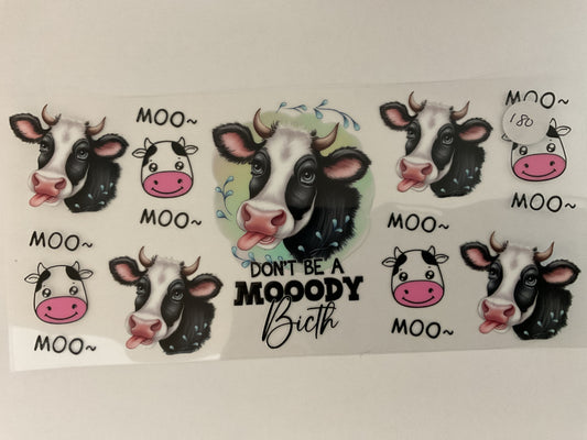 #180 - Cow - UV DTF