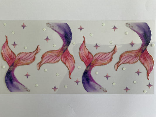 Mermaid Tails - UV DTF Tumbler Wrap