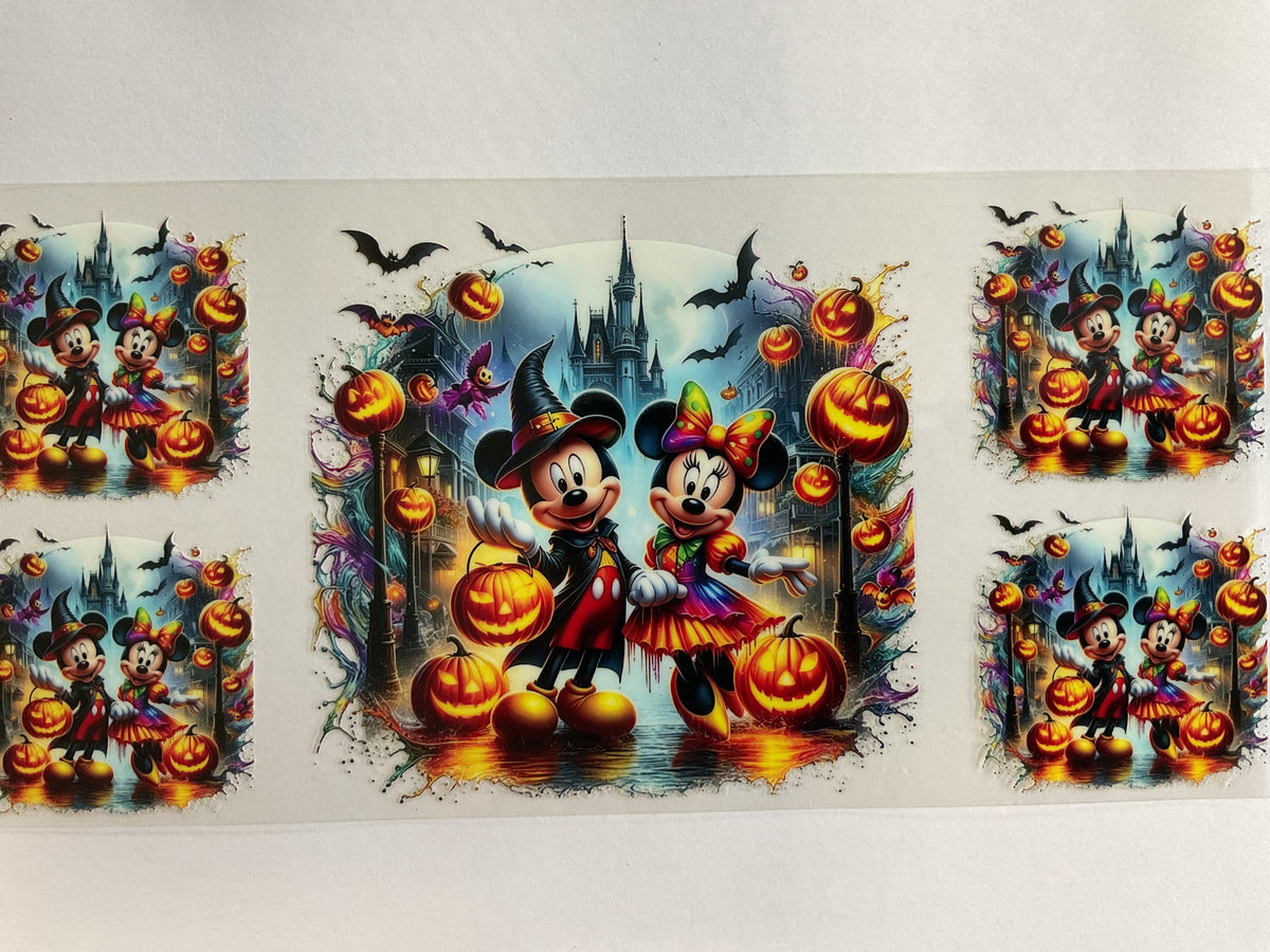 8KH - Halloween Mouse Couple - UV DTF