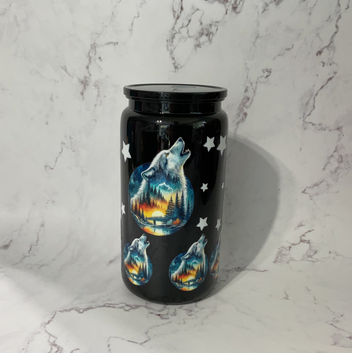 16oz Wolfe Lake View Tumbler