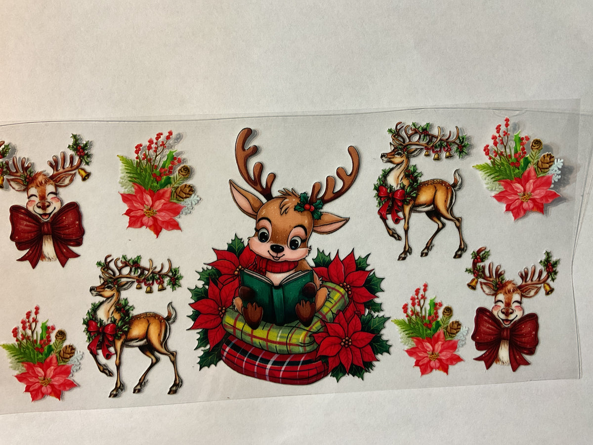 1C - Baby Reindeer Christmas - UV DTF