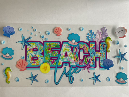 #897 - Beach Life - UV DTF