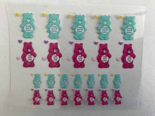 Swear Bears Fresh Out of Fs - Tumbler Keychain Wrap