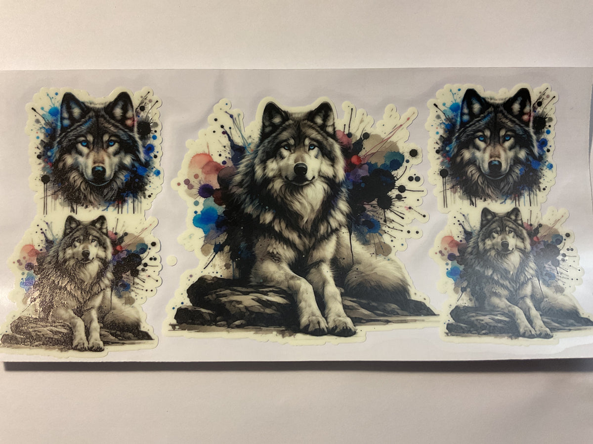 Wolf Glow in the Dark - UV DTF