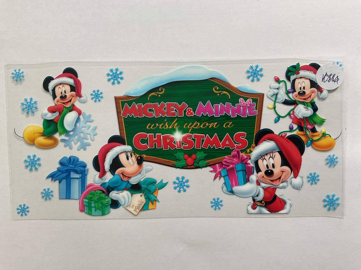 127C - Mouse Wish Upon a Christmas - Tumbler Wrap