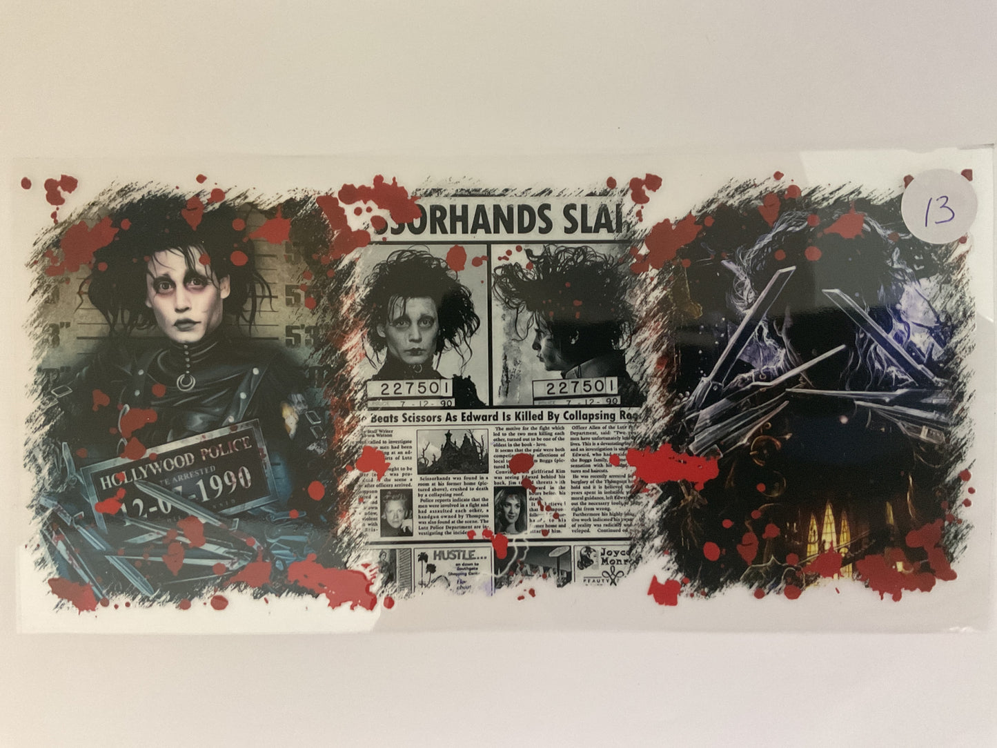 #13H - Edward Scissorhands - UV DTF