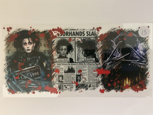#13H - Edward Scissorhands - UV DTF