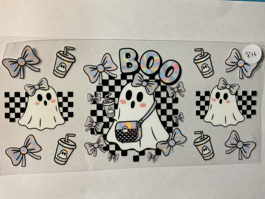 8H - Cute Ghost - UV DTF