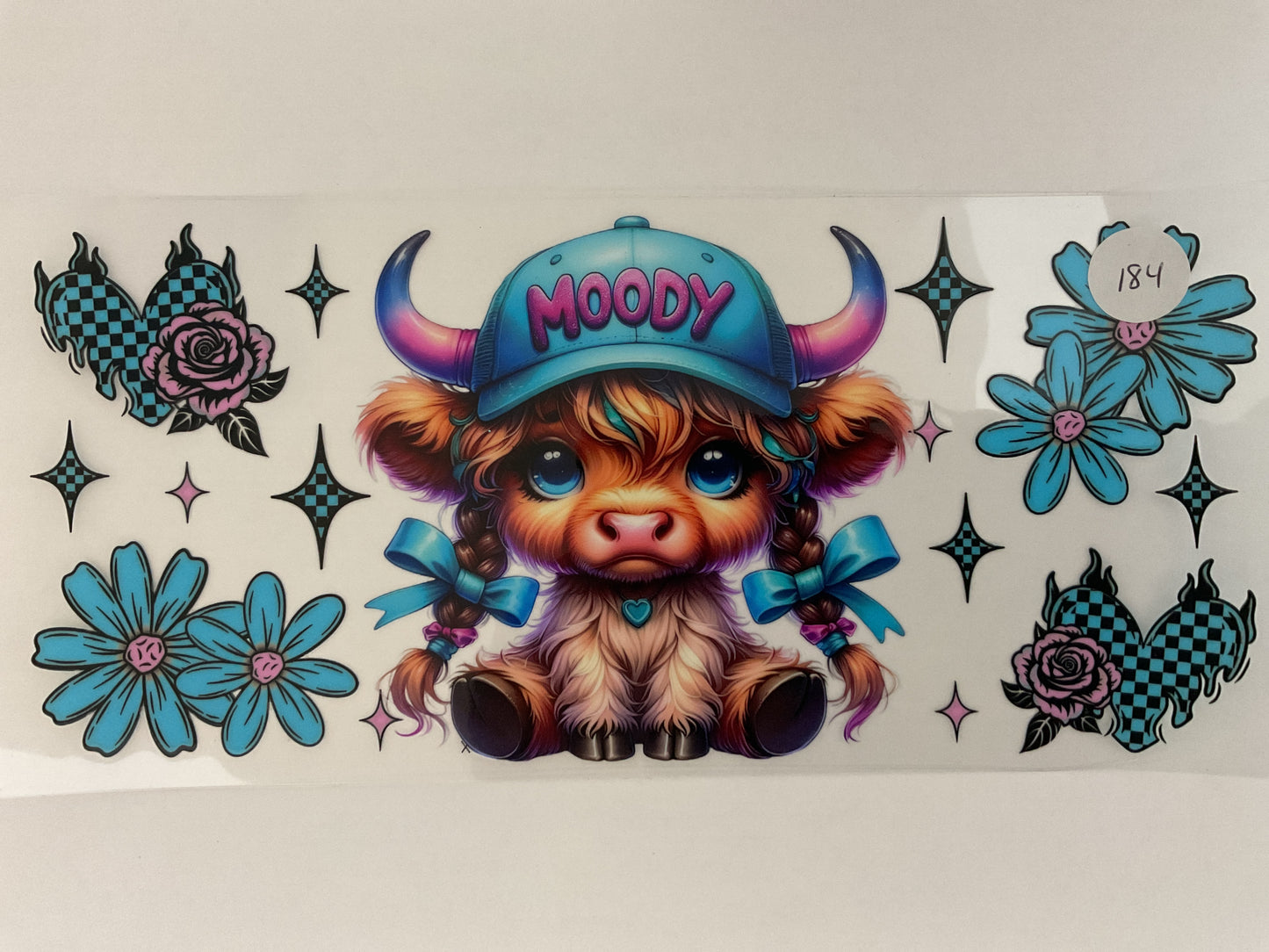 #184 - Cow - UV DTF