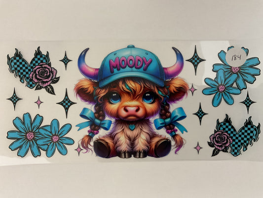 #184 - Cow - UV DTF