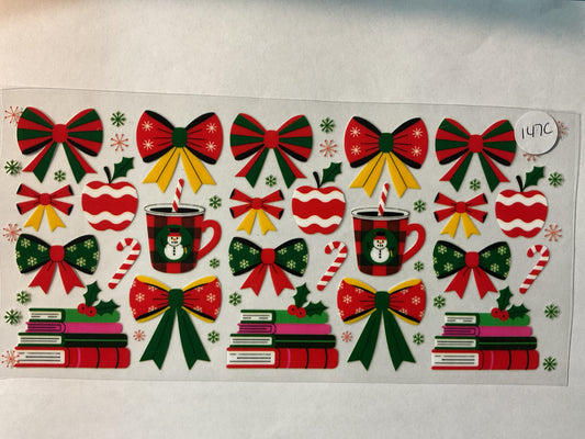 147C - Christmas Elements - Tumbler Wrap