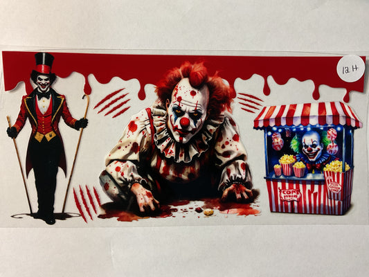 12H - Halloween Clown - UV DTF