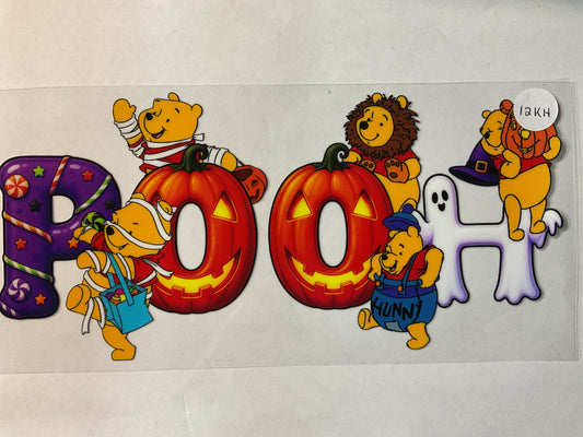 12KH - Honey Bear Halloween - UV DTF