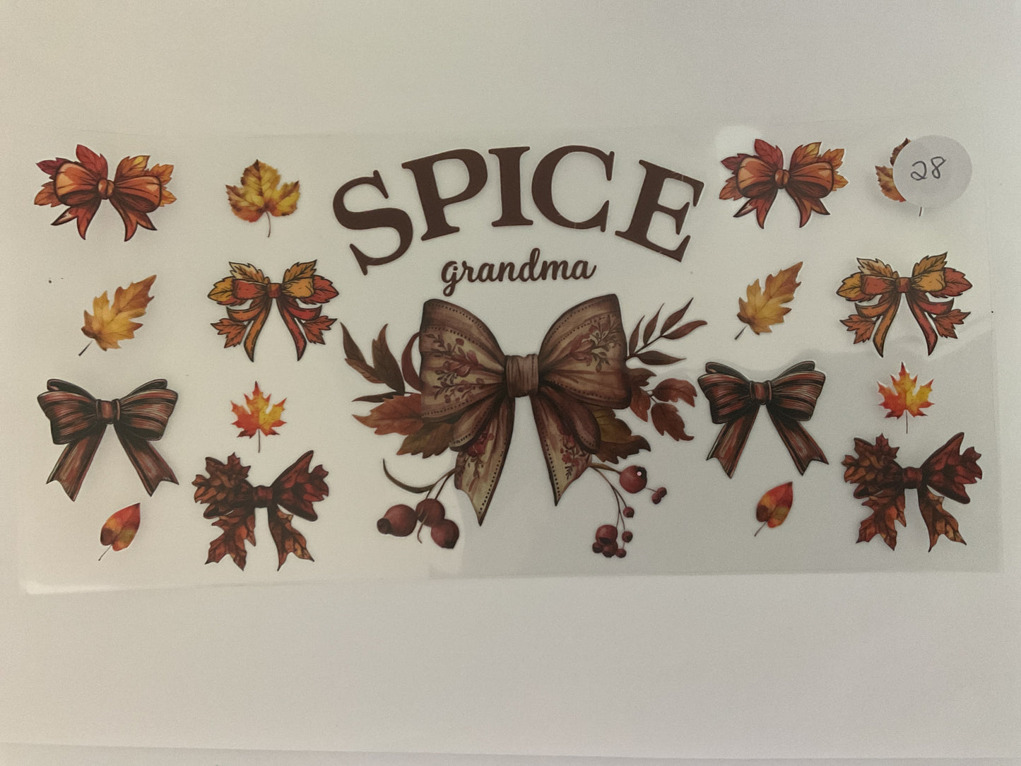 #28H - Spice Grandma - UV DTF