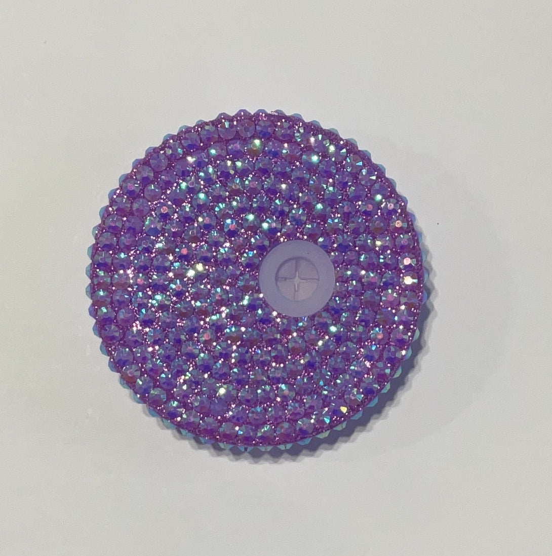 BLING Rhinestone Snow Globe Tumbler Lids
