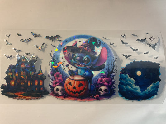 Blue Guy Halloween Diamond Cut - UV DTF