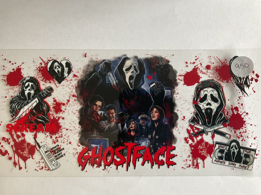42H - Halloween Scary Movie Ghost - UV DTF