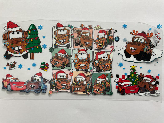 123C - Car Christmas - Tumbler Wrap