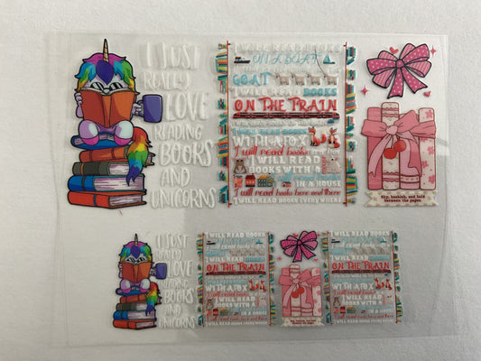 Love Reading Books - Tumbler Keychain Wrap