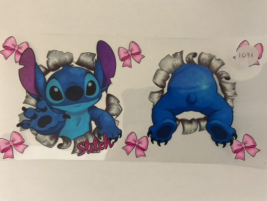 #1031 - Blue Guy - UV DTF