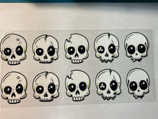 92H - Skulls - UV DTF