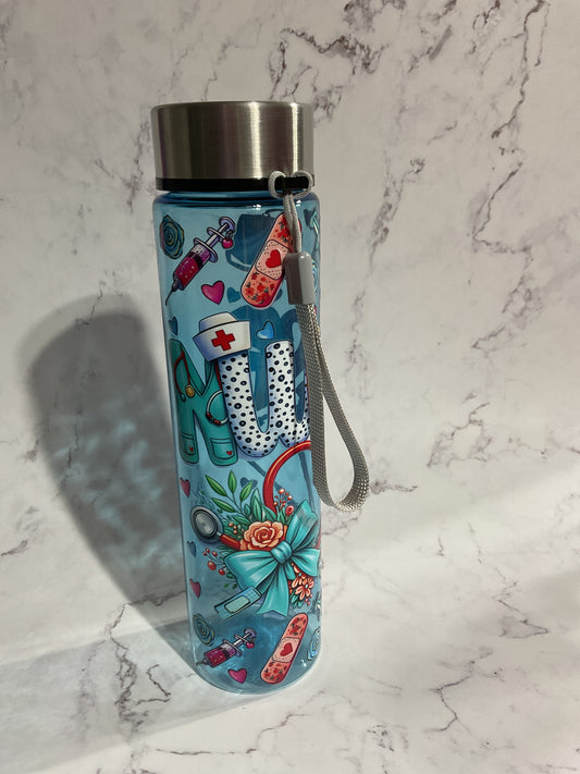 18oz Nurse - Blue Premade Bottle