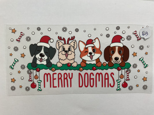 130C - Merry Dogmas - Tumbler Wrap