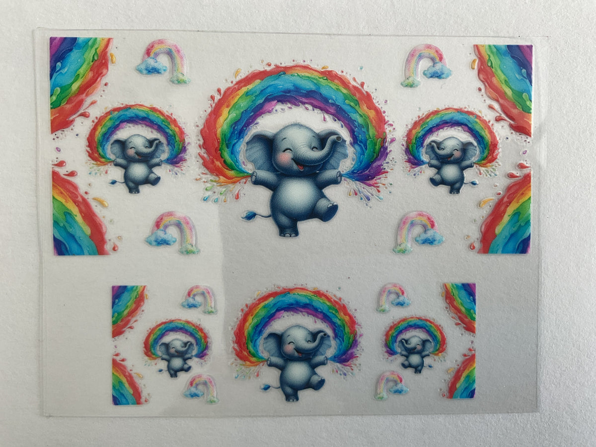 Pride Elephant - Tumbler Keychain Wrap