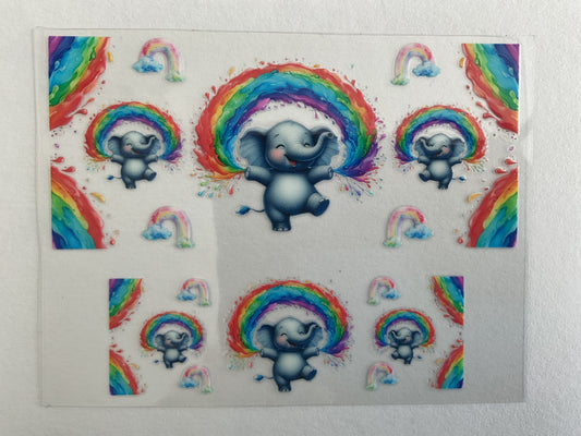 Pride Elephant - Tumbler Keychain Wrap