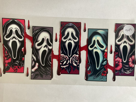 37H - Scary Movie Ghost - UV DTF