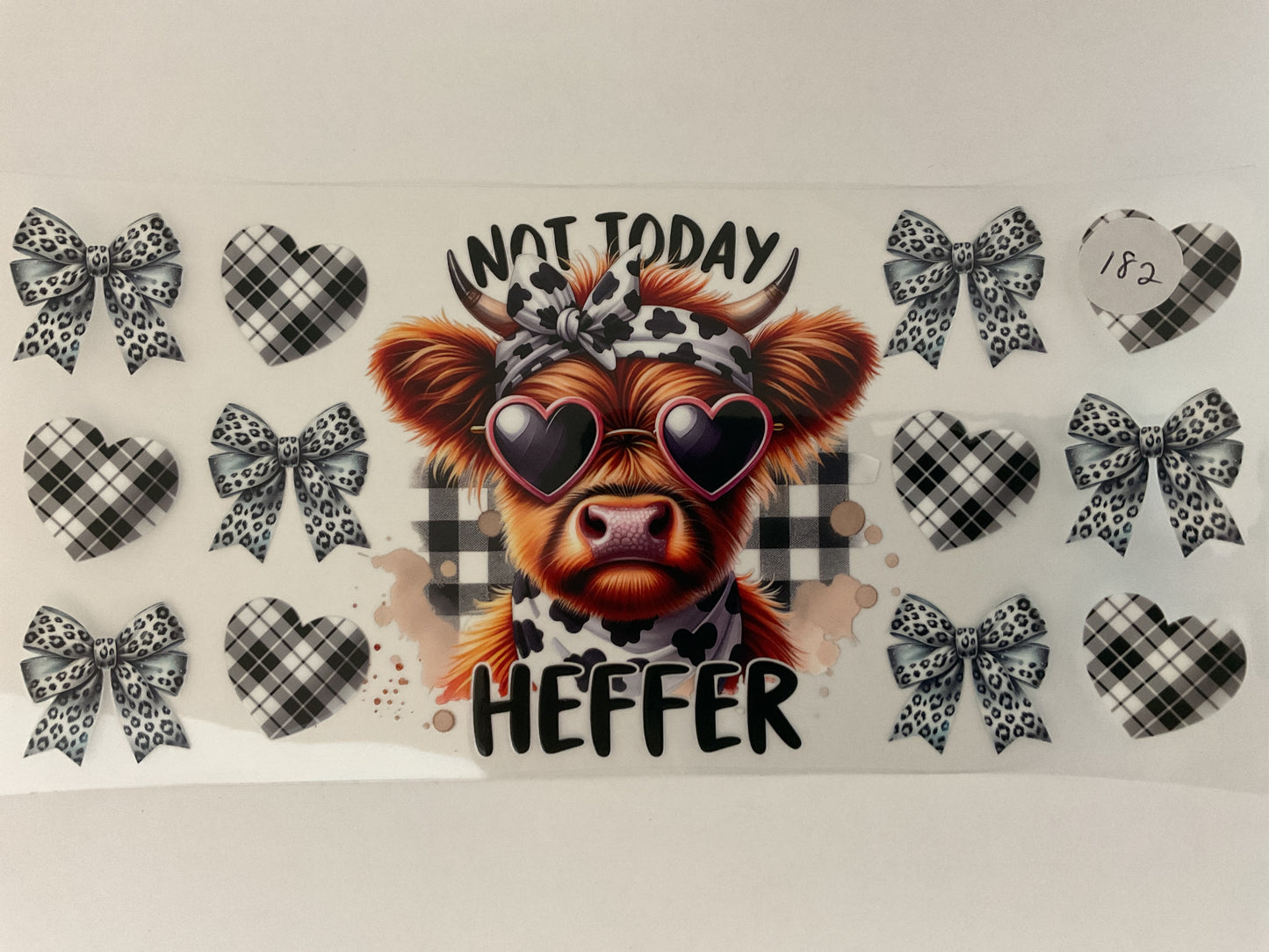 #182 - Cow - UV DTF