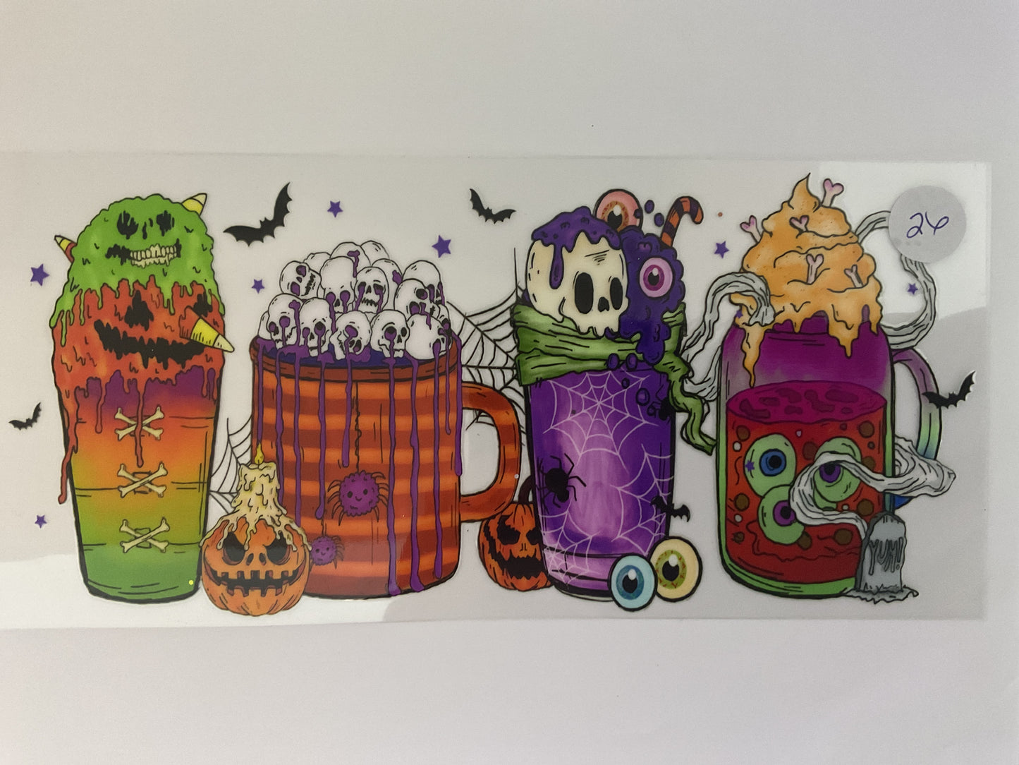 #26H - Halloween Drinks - UV DTF