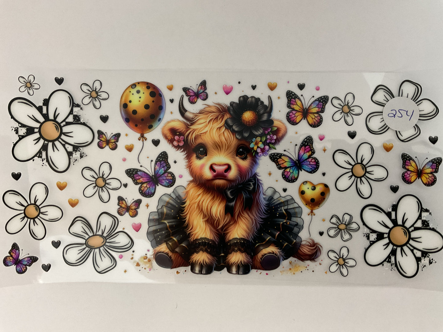 #254 - Cow - UV DTF