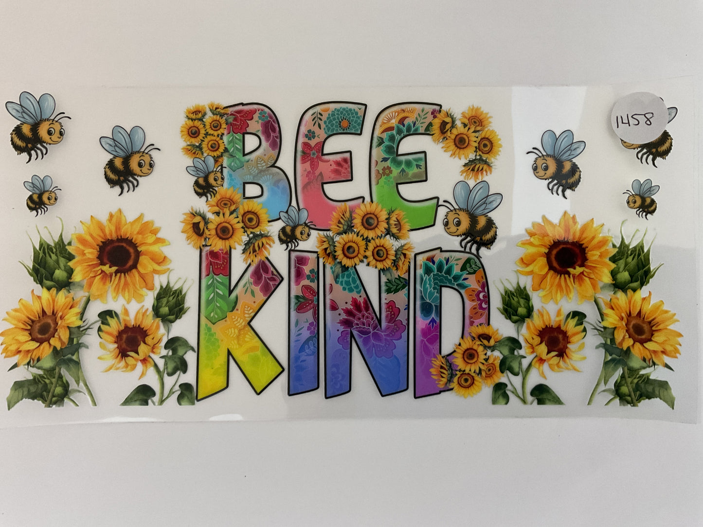 #1458 - Bee Kind - UV DTF