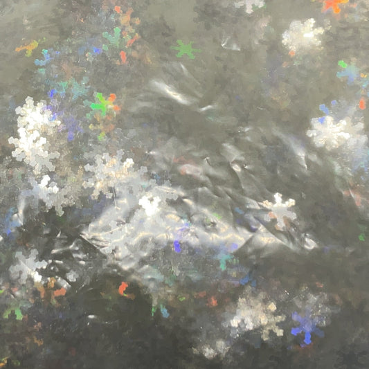 Snowflakes White Translucent - Glitter Shapes