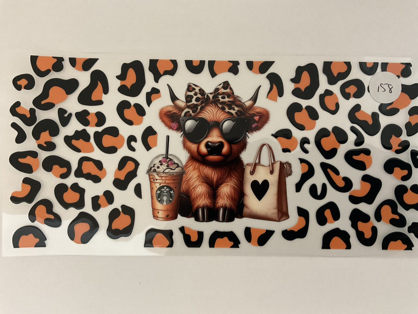 #158 - Cow - UV DTF