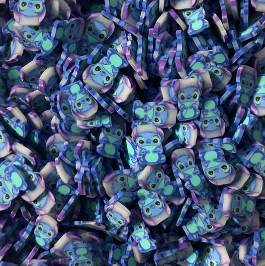 Blue Guy Purple Ears - Clay Shapes
