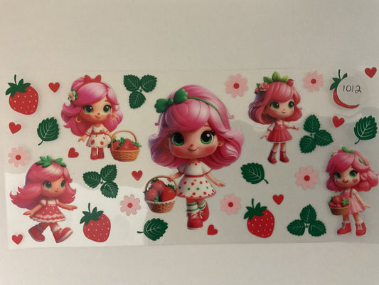 #1012 - Strawberry Girl - UV DTF