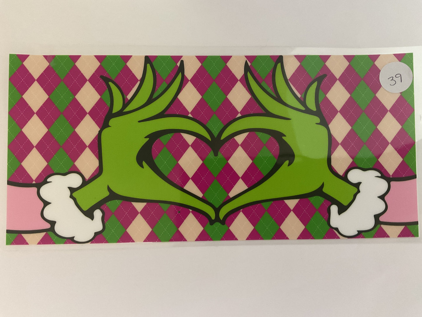 #39H - Grinch - UV DTF