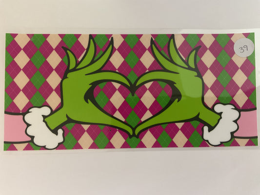 #39H - Grinch - UV DTF