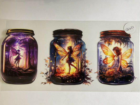 #1260 - FAIRY UV DTF Tumbler Wrap