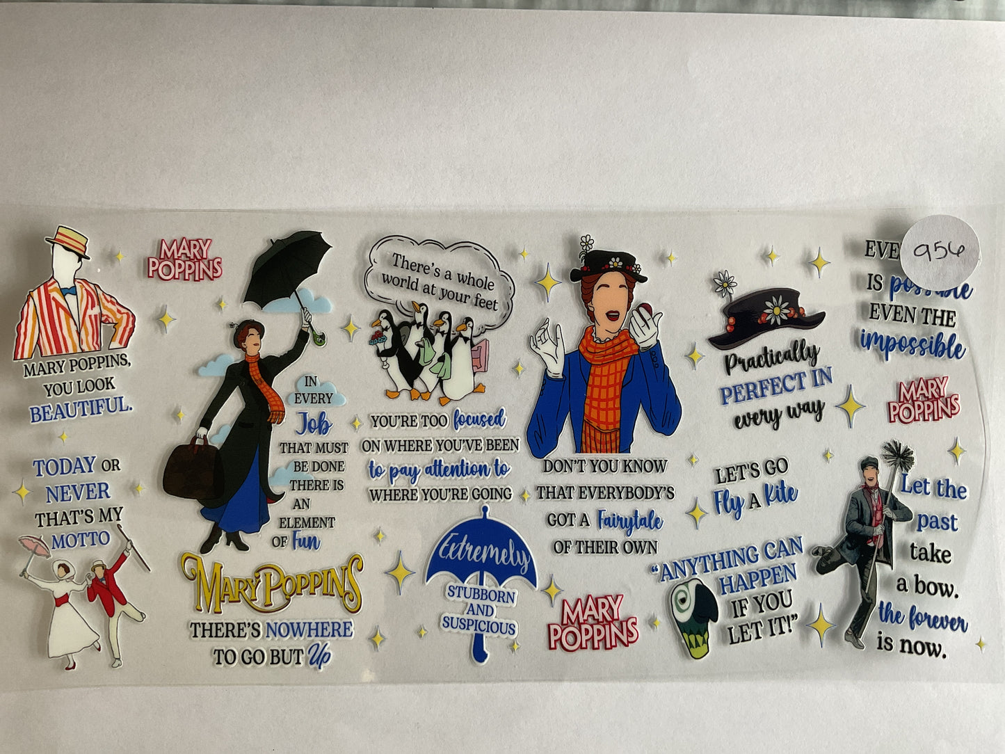 #956 - Mary Poppins - UV DTF
