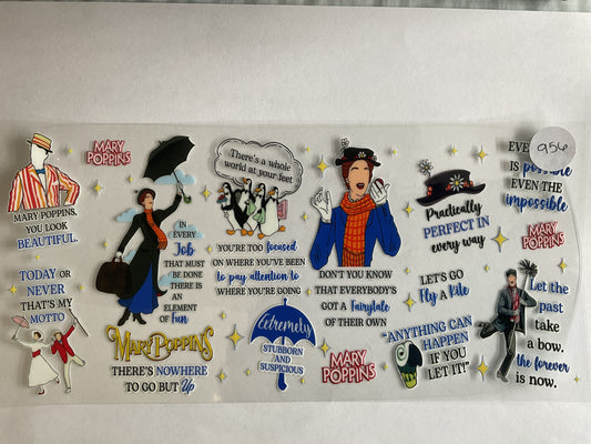 #956 - Mary Poppins - UV DTF