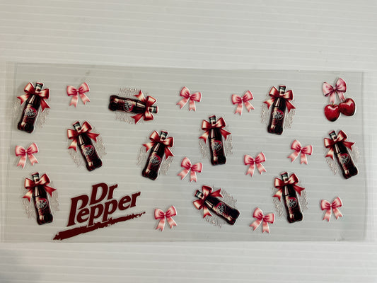 Dr P Bottles with Pink Satin Ribbons