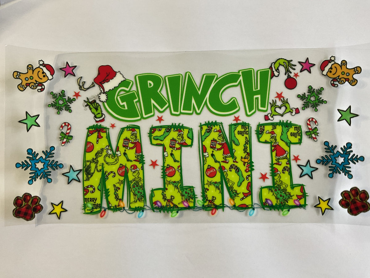 Christmas Grinch Mini - UV DTF